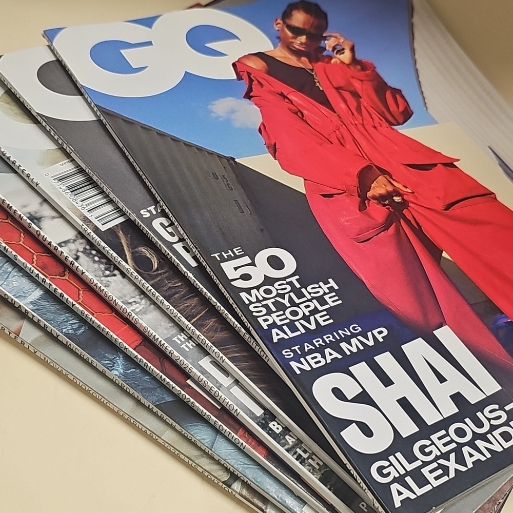 New 7 GQ Magazine Collection - Feb To Nov 2025